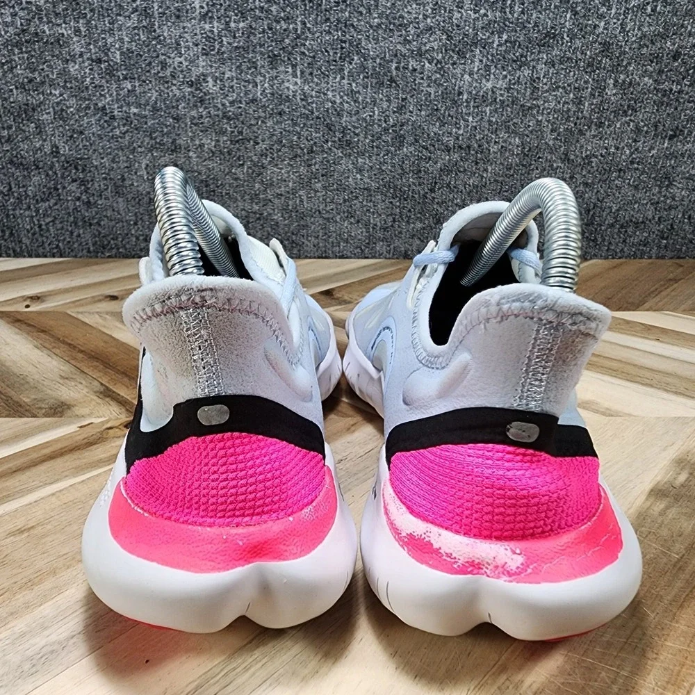 Nike Free RN 5.0 Platinum Pink Black UK 5 EUR 38.5 Womens Running Shoe